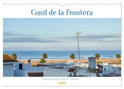Cover-Bild zum Titel 'Conil de la Frontera - Eindrücke einer Stadt am Atlantik (Wandkalender 2026 DIN A3 quer), CALVENDO Monatskalender' von 'Petra Spieß'