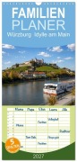 Cover-Bild zum Titel 'Familienplaner 2027 - Würzburg Idylle am Main mit 5 Spalten (Wandkalender, 21 x 45 cm) CALVENDO' von 'Petrus Bodenstaff'