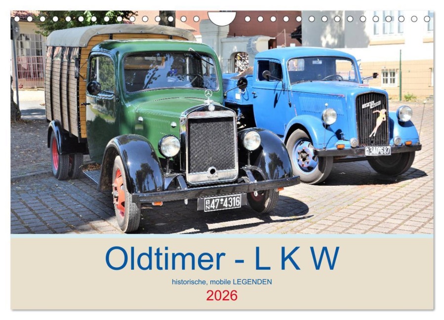 Oldtimer - L K W (Wandkalender 2026 DIN A4 quer), CALVENDO Monatskalender - Günther Klünder
