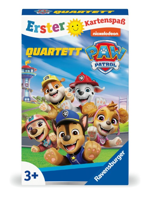 Ravensburger 24760 - Paw Patrol Quartett - Der Kartenspiel-Klassiker für 3-6 Kinder ab 3 Jahren mit den Hunden aus der Kinderserie Paw Patrol - 