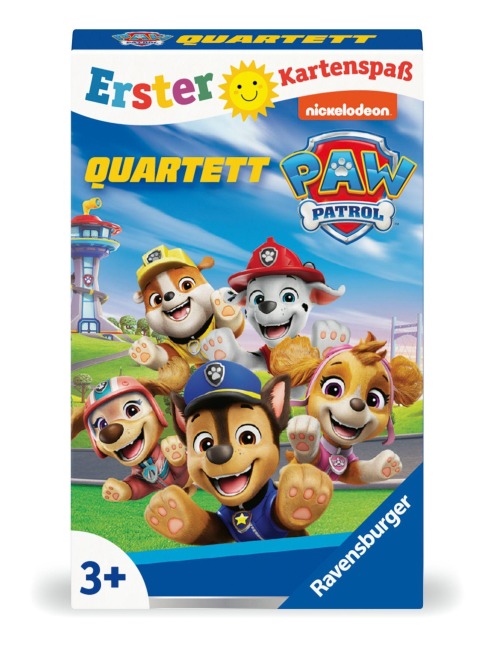 Ravensburger 24760 - Paw Patrol Quartett - Der Kartenspiel-Klassiker für 3-6 Kinder ab 3 Jahren mit den Hunden aus der Kinderserie Paw Patrol - 