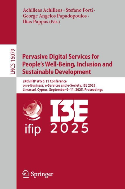 Pervasive Digital Services for People's Well-Being, Inclusion and Sustainable Development - 