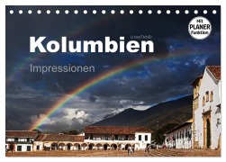 Cover-Bild zum Titel 'Kolumbien Impressionen (Tischkalender 2026 DIN A5 quer), CALVENDO Monatskalender' von 'U. Boettcher'