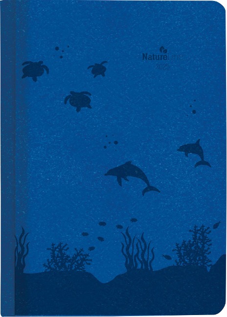 Buchkalender Nature Line Ocean 2025 - Taschen-Kalender A5 - 1 Tag 1 Seite - 416 Seiten - Umwelt-Kalender - mit Hardcover - Alpha Edition - 