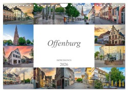 Cover-Bild zum Titel 'Offenburg Impressionen (Wandkalender 2026 DIN A4 quer), CALVENDO Monatskalender' von 'Dirk Meutzner'
