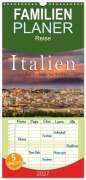 Cover-Bild zum Titel 'Familienplaner 2027 - Italien von der Toskana nach Sizilien mit 5 Spalten (Wandkalender, 21 x 45 cm) CALVENDO' von 'Jens Benninghofen'