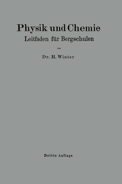 Physik und Chemie - Heinrich Winter