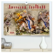 Cover-Bild zum Titel 'American Football - einfach cool (hochwertiger Premium Wandkalender 2026 DIN A2 quer), Kunstdruck in Hochglanz' von 'Peter Roder'