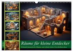 Cover-Bild zum Titel 'Räume für kleine Entdecker (Wandkalender 2026 DIN A3 quer), CALVENDO Monatskalender' von 'Kerstin Waurick'