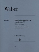 Cover-Bild zum Titel 'Klarinettenkonzert Nr. 1 f-moll op. 73' von 'Carl Maria von Weber'