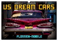 US DREAM CARS - Flossen-Mobile (Wandkalender 2024 DIN A3 quer), CALVENDO Monatskalender - Henning von Löwis of Menar