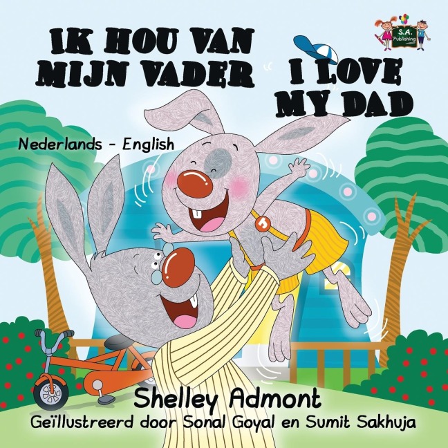 Ik Hou Van Mijn Vader I Love My Dad - Shelley Admont, Kidkiddos Books