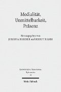 Cover-Bild zum Titel 'Medialität, Unmittelbarkeit, Präsenz' von ''