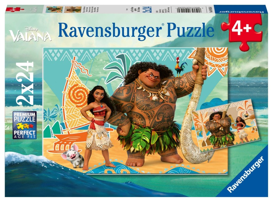 Kinderpuzzle 2x24 Teile - Disney Vaiana - 