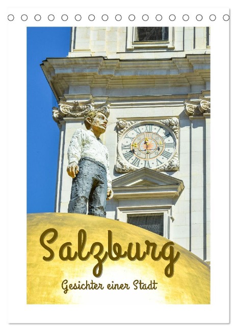 Salzburg - Gesichter einer Stadt (Tischkalender 2025 DIN A5 hoch), CALVENDO Monatskalender - Bettina Hackstein