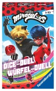 Ravensburger Mitbringspiel - 20893 - Miraculous Würfel-Duell, Spannendes Würfelspiel mit Lady Bug und Cat Noir ab 6 Jahren - 