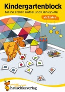 Cover-Bild zum Titel 'Kindergartenblock ab 3 Jahre - Meine ersten Rätsel und Denkspiele' von 'Ulrike Maier'