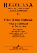 Cover-Bild zum Titel 'Neue Bestimmung des Menschen' von 'Klaus Vieweg, Jaromír Louzil'