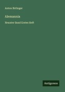 Cover-Bild zum Titel 'Alemannia' von 'Anton Birlinger'