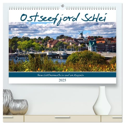 Ostseefjord Schlei (hochwertiger Premium Wandkalender 2025 DIN A2 quer), Kunstdruck in Hochglanz - Ute Jackisch