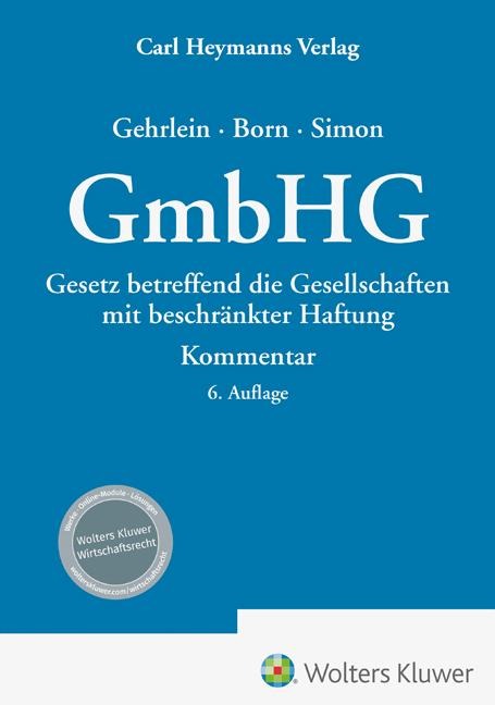 GmbHG - Kommentar - 
