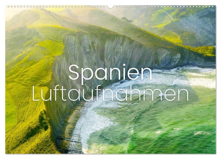 Spanien Luftaufnahmen (Wandkalender 2026 DIN A2 quer), CALVENDO Monatskalender - Happy Monkey