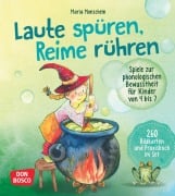 Cover-Bild zum Titel 'Laute spüren, Reime rühren. Spiele zur phonologischen Bewusstheit für Kinder von 4 bis 7' von 'Maria Monschein'
