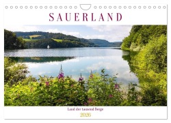 Cover-Bild zum Titel 'Sauerland - Land der tausend Berge (Wandkalender 2026 DIN A4 quer), CALVENDO Monatskalender' von 'Heidi Bücker'