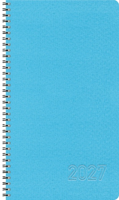 Taschenkalender Wochentimer Small Blau 2027 - 
