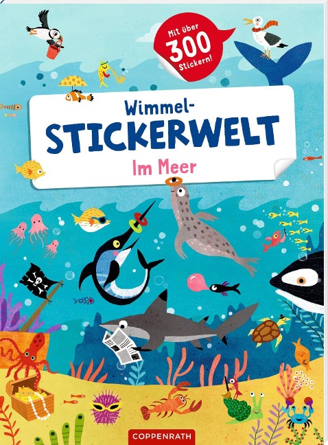 Wimmel-Stickerwelt - Im Meer - 