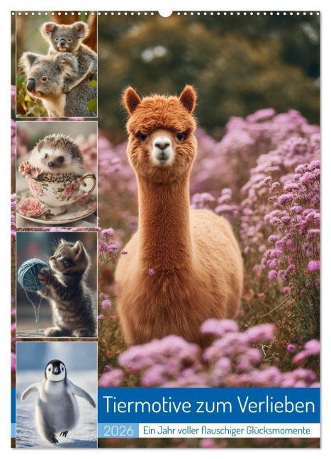Tiermotive zum Verlieben (Wandkalender 2026 DIN A2 hoch), CALVENDO Monatskalender - Steffen Gierok-Latniak