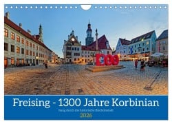 Cover-Bild zum Titel 'Freising - 1300 Jahre Korbinian (Wandkalender 2026 DIN A4 quer), CALVENDO Monatskalender' von 'Joachim Mindt'