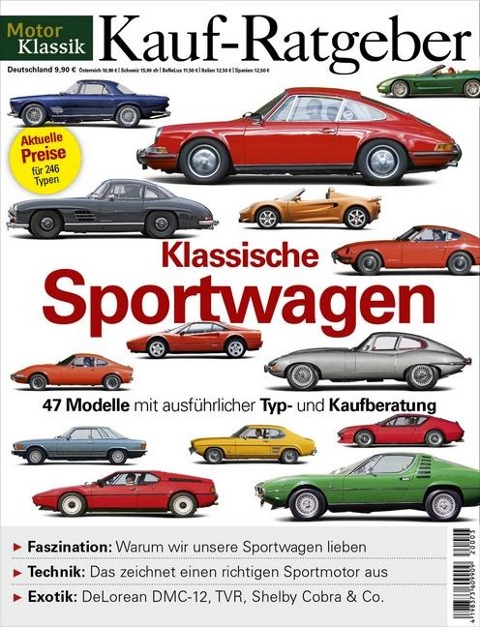 Motor Klassik Kaufratgeber - Klassische Sportwagen - 