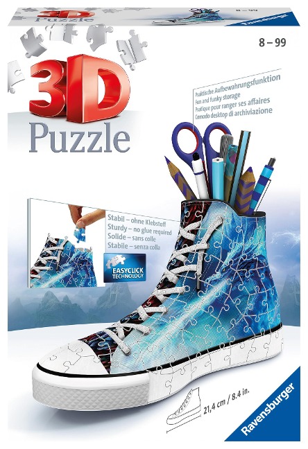 Ravensburger 3D Puzzle 11566 - Sneaker Mystische Drachen - Praktischer Stiftehalter - Schreibtisch-Organizer für Erwachsene und Kinder ab 8 Jahren - 