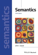 Cover-Bild zum Titel 'Semantics' von 'John I. Saeed'