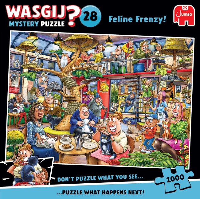 Wasgij Mystery 28 - Feline Frenzy - Puzzle 1000 Teile - 