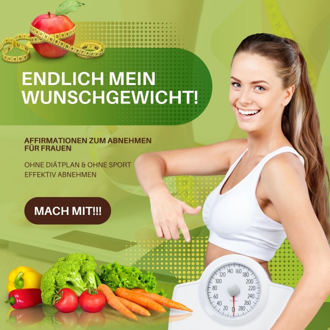 Endlich mein Wunschgewicht! Ganz ohne Diätplan & Sport effektiv abnehmen - Institut für Gewichtsreduktion
