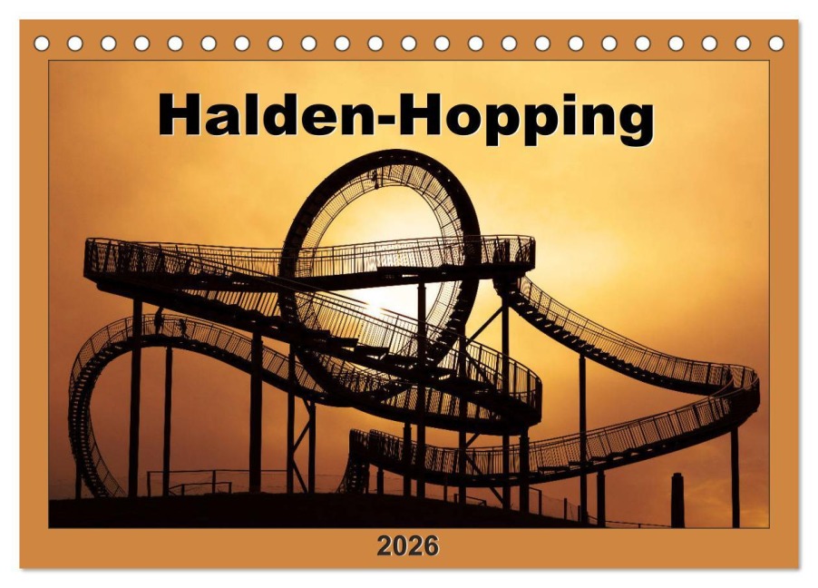 Halden-Hopping (Tischkalender 2026 DIN A5 quer), CALVENDO Monatskalender - Anke Grau