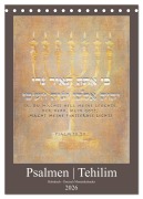Cover-Bild zum Titel 'Psalmen Tehilim Hebräisch - Deutsch (Tischkalender 2026 DIN A5 hoch), CALVENDO Monatskalender' von 'Kavodedition Switzerland. Marena Camadini'