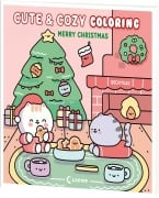 Cover-Bild zum Titel 'Cute & Cozy Coloring - Merry Christmas' von ''