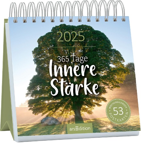Postkartenkalender 365 Tage Innere Stärke 2025 - 