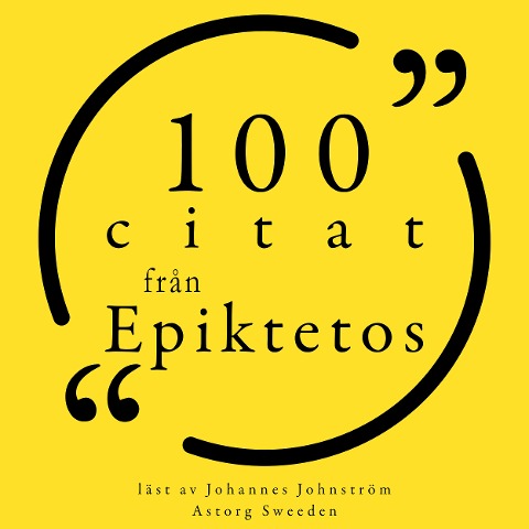 100 citat från Epiktetos - Epictetus
