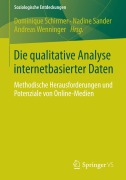 Cover-Bild zum Titel 'Die qualitative Analyse internetbasierter Daten' von ''