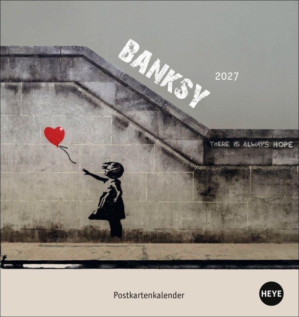 Banksy Postkartenkalender 2027 - 