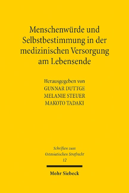 Menschenwürde und Selbstbestimmung in der medizinischen Versorgung am Lebensende - 