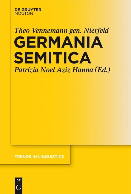 Germania Semitica - Theo Vennemann Gen. Nierfeld