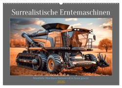 Cover-Bild zum Titel 'Surrealistische Erntemaschinen (Wandkalender 2026 DIN A2 quer), CALVENDO Monatskalender' von 'Steffen Gierok-Latniak'