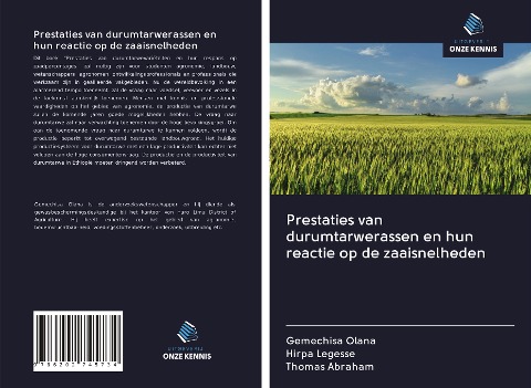Prestaties van durumtarwerassen en hun reactie op de zaaisnelheden - Gemechisa Olana, Hirpa Legesse, Thomas Abraham