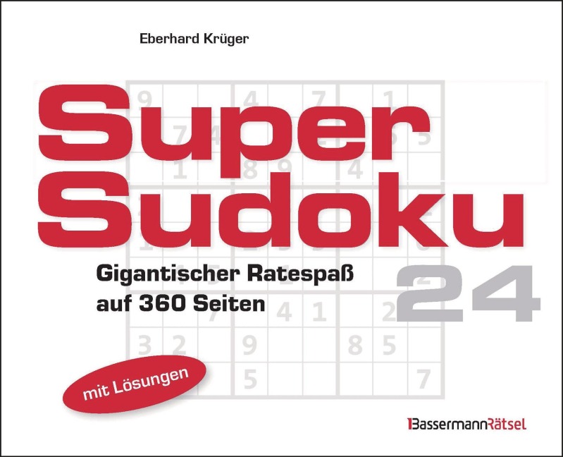 Supersudoku 24 (5 Exemplare à 3,99 EUR) - Eberhard Krüger