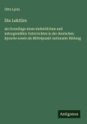 Cover-Bild zum Titel 'Die Lektüre' von 'Otto Lyon'